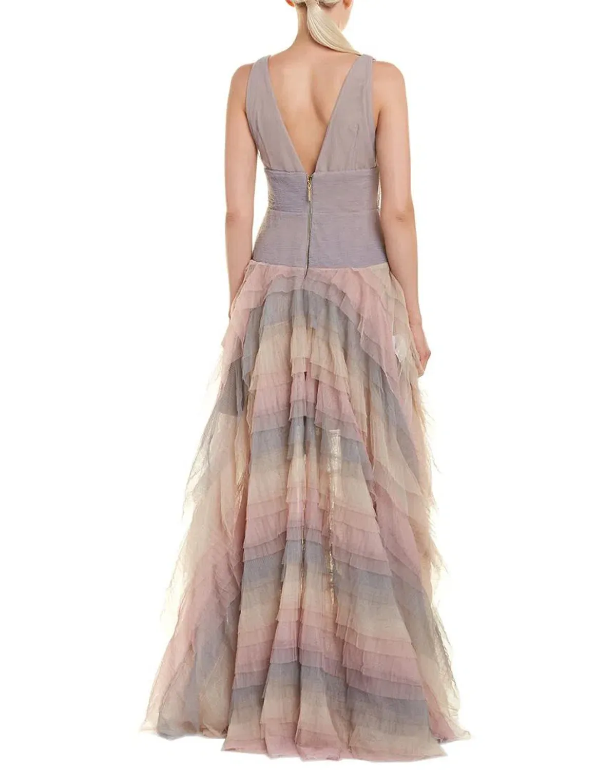 Bronx and Banco Amelia Ruffle Dress Multi Size 6 - Image 2