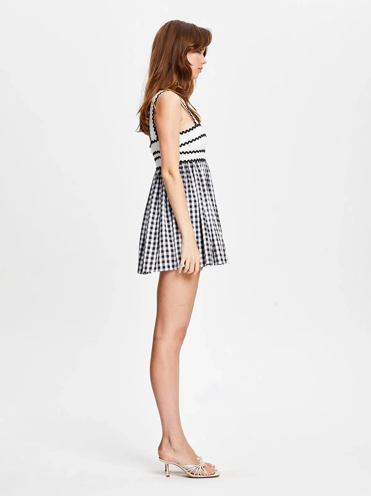 Alice McCall Wild Angels Mini Dress Black Print Size 12 - Image 4