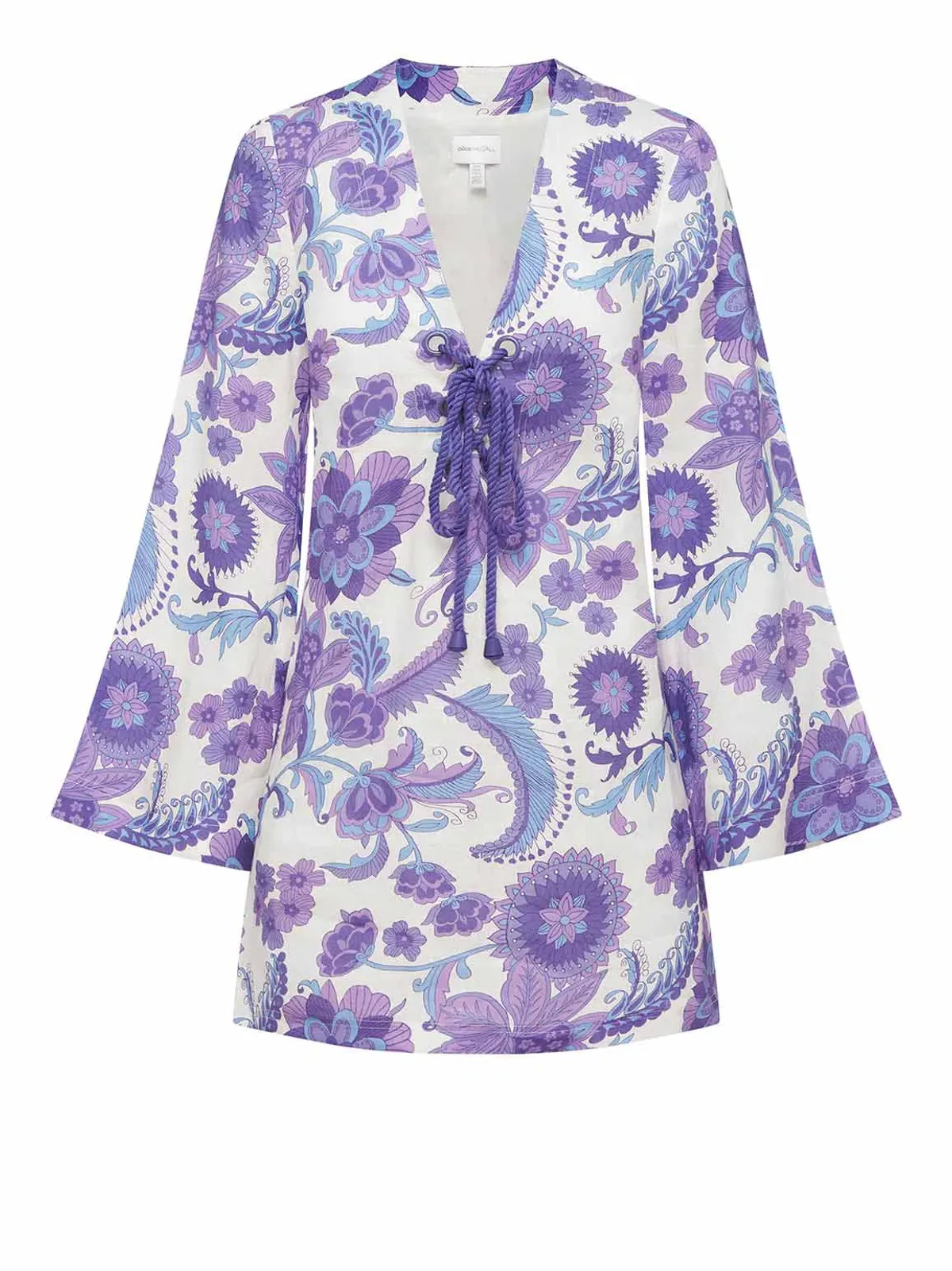 Alice McCall Blueberry Nights Dress Jacaranda Print Size 6 - Image 6