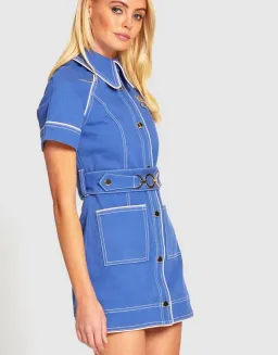 Alice McCall Saturdays Mini Dress Blue Size 8 for rent on The Volte - image 5