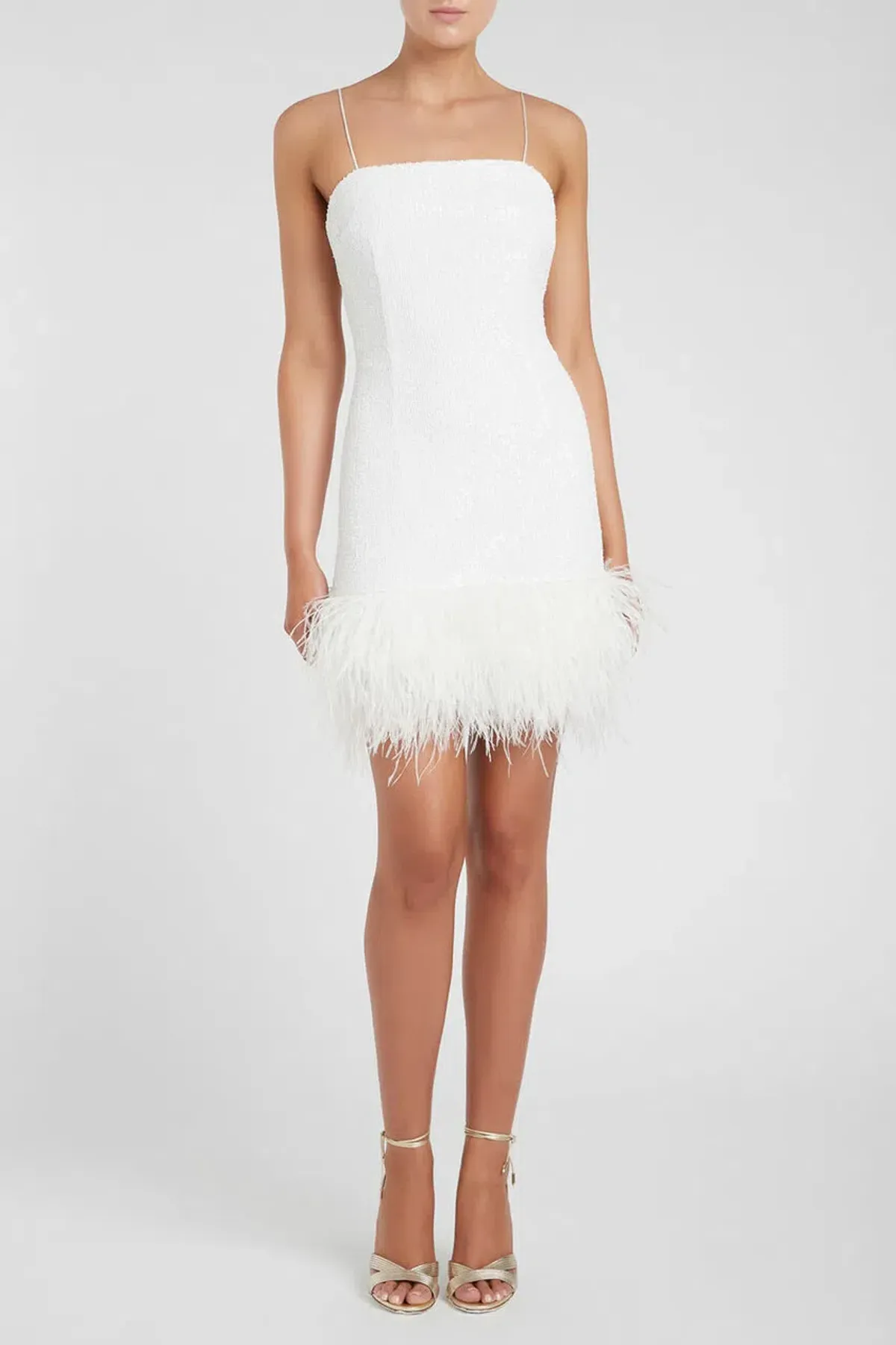 Rebecca Vallance Sylvie Mini Dress White Size 8 - Image 1