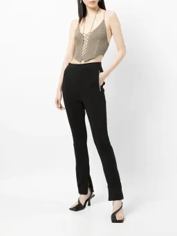 Dion Lee Khaki Crochet Tie Corset Khaki Size 8 for rent on The Volte - image 1