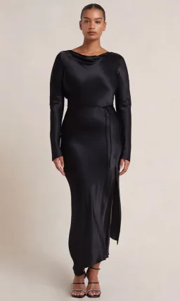 Bec & Bridge Moon Dance Long Sleeve Maxi Dress Black Size 10 for rent on The Volte - image 1