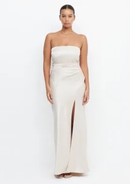 Bec & Bridge Dreamer Strapless Dress Sand Size 8 for rent on The Volte - image 1