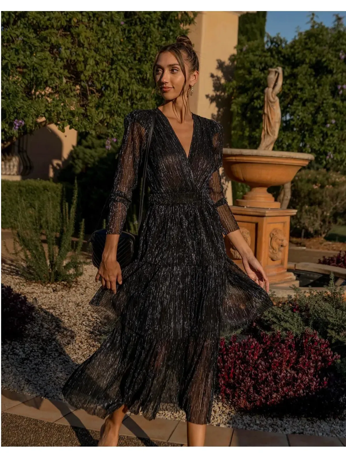 Sheike All That Sparkles Dress Ink Navy Size 8 - Image 5