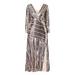 Rixo Tyra Midi Dress Sequin Size 10-12 for rent on The Volte - image 5