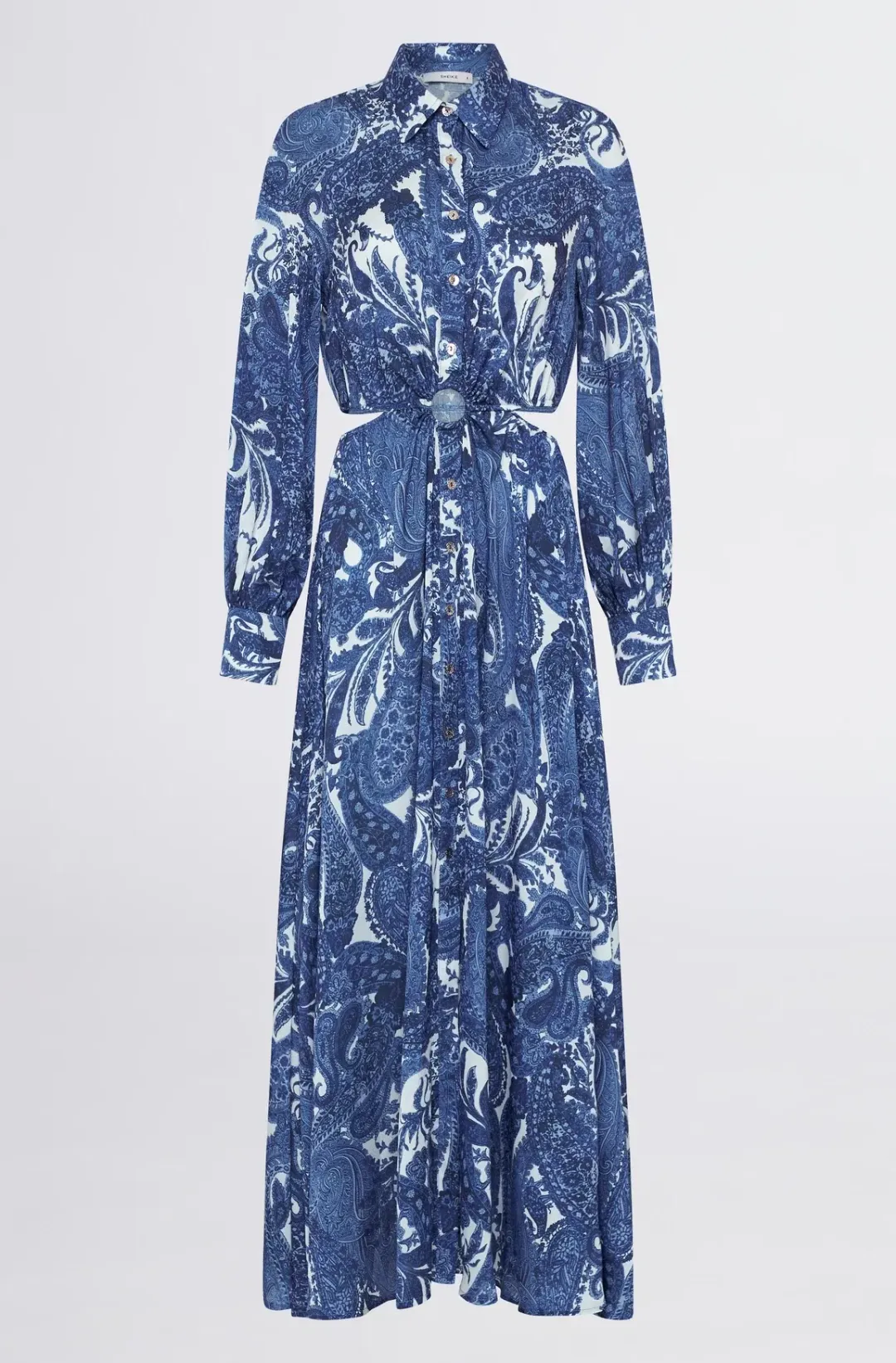 Sheike Casablanca Dress Icy Paisley Print Size 8 for rent on The Volte - main image
