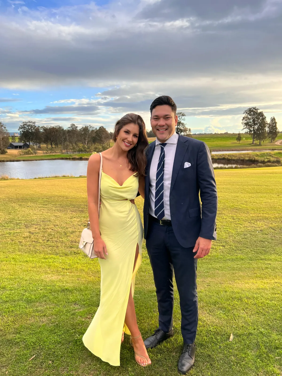 For Love and Lemons Kyra Cut Out Dress Yellow Size 8 - Image 2