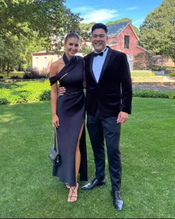 Misha x Revolve Mirabella Gown Black Size 8 for rent on The Volte - image 3