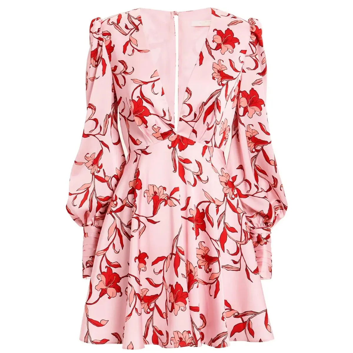 Talulah Waltzing Mini Dress Print Size 8 - Image 3