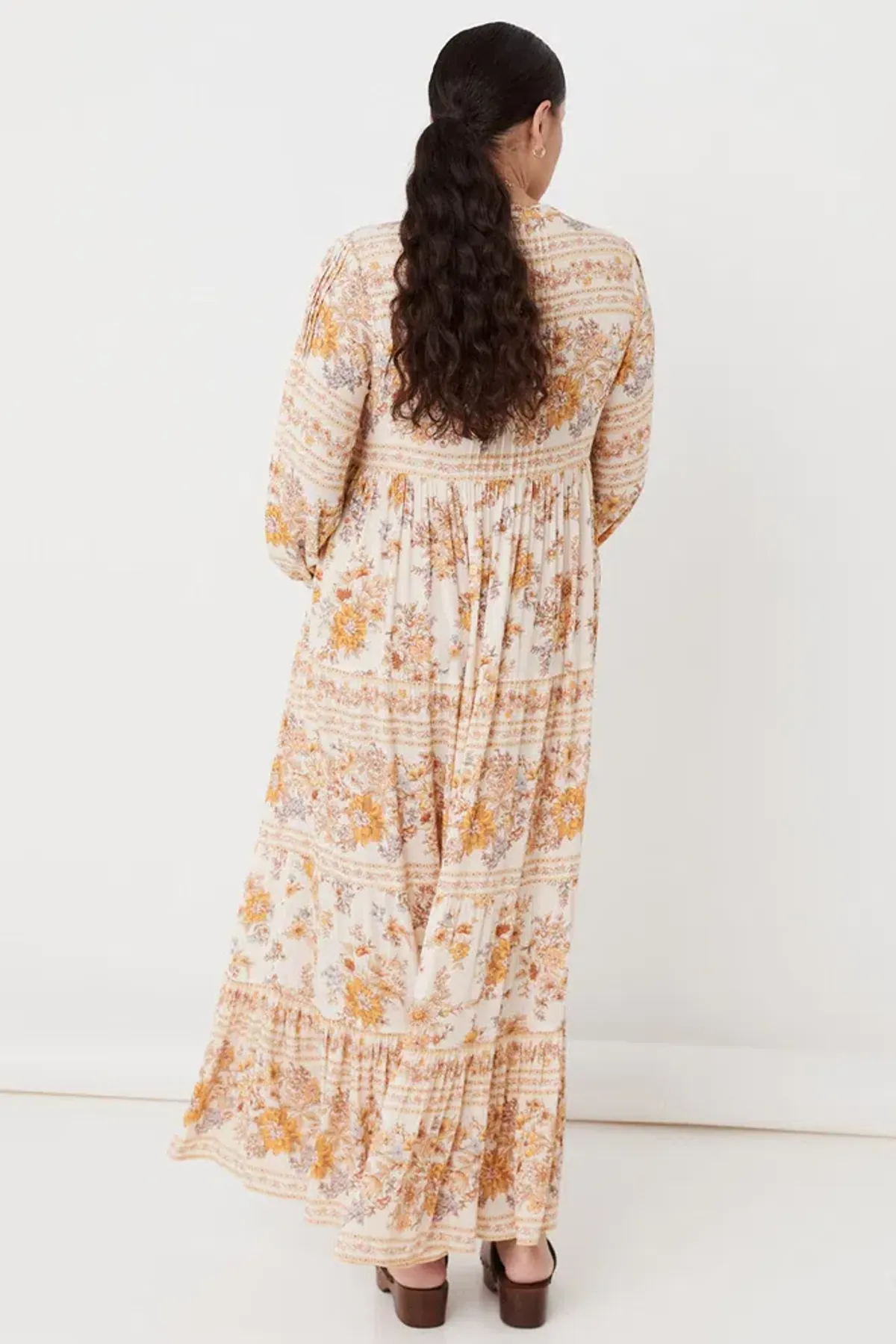 Spell Meadowland Gown Cream Print Size XL - Image 2