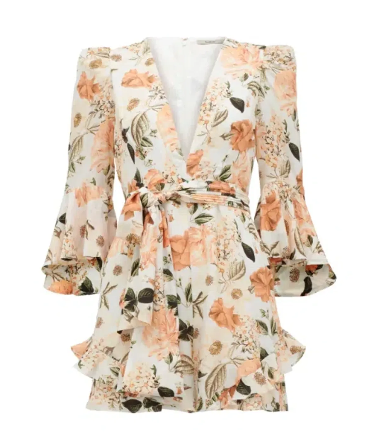 Thurley Rendezvous Playsuit Floral Print Size 10 - Image 2