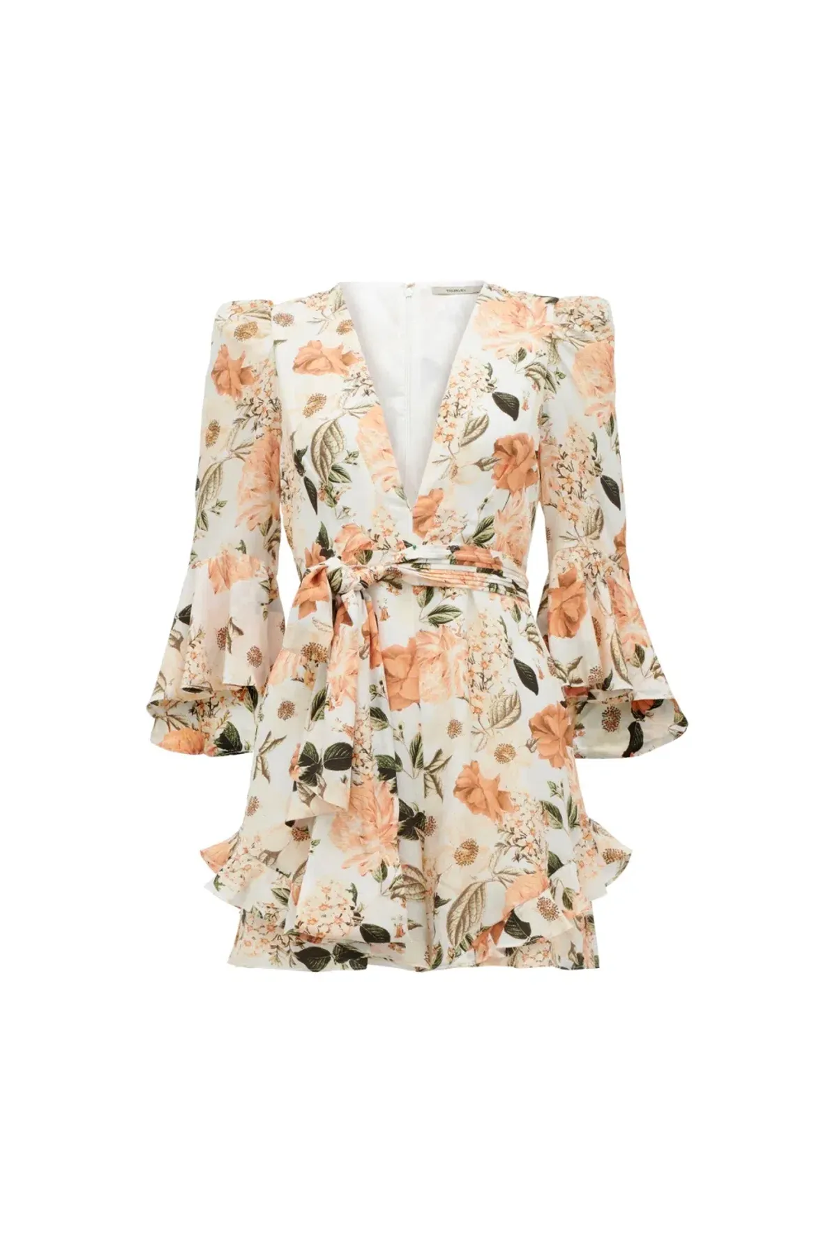Thurley Rendezvous Playsuit Floral Print Size 10 - Image 1