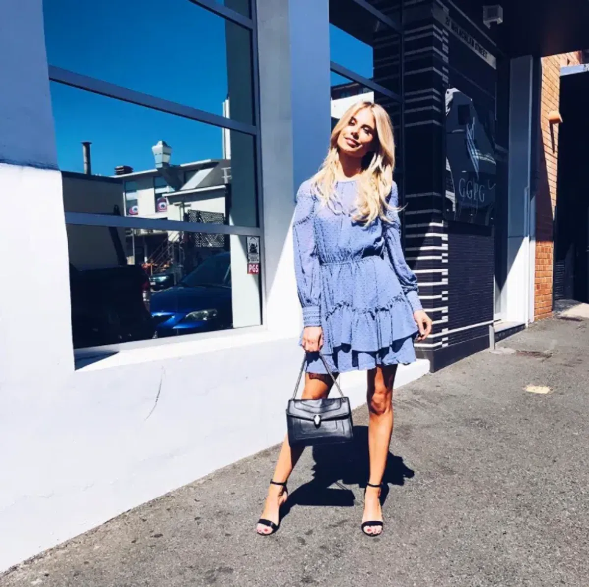 Talulah Sweet Allure Mini Dress Blue Size 8 - Image 6