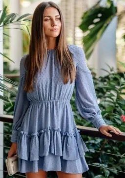 Talulah Sweet Allure Mini Dress Blue Size 8 for rent on The Volte - image 4