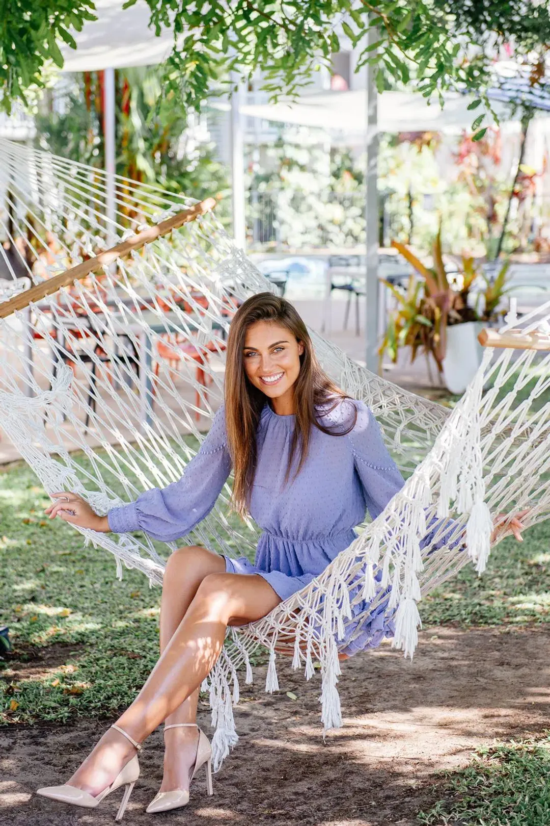 Talulah Sweet Allure Mini Dress Blue Size 8 for rent on The Volte - main image