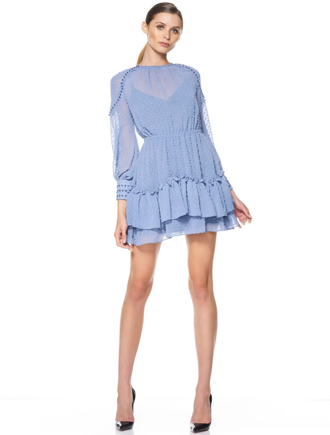 Talulah Sweet Allure Mini Dress Blue Size 8 for rent on The Volte - main image
