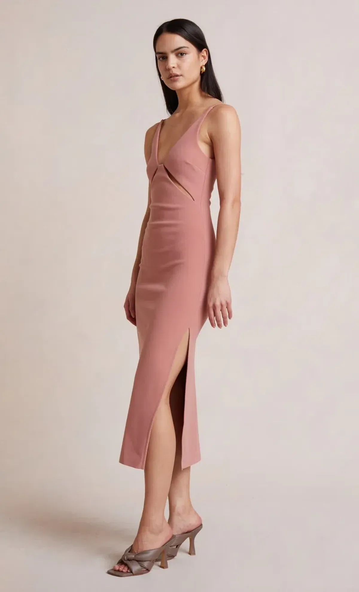 Bec & Bridge Livania Cut Out Dress Pink Size 8 - Image 2