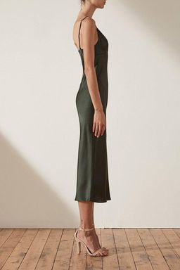 Shona Joy Douglas Bias Slip Midi green 6 for rent on The Volte - image 2