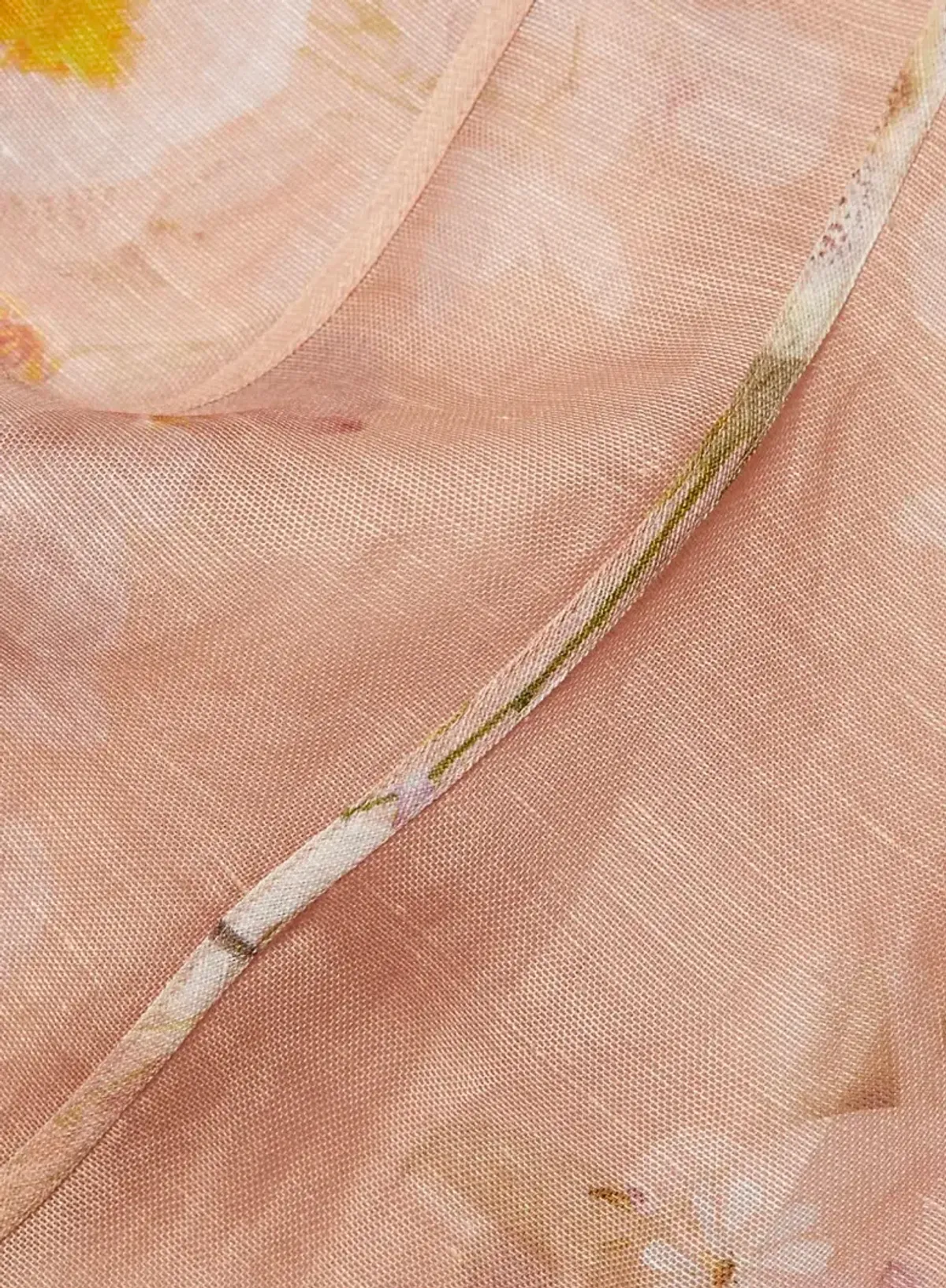 Zimmermann Dancer Puff Sleeve Mini in Blush Garden Floral Print Size 1 / Au 10 - Image 5