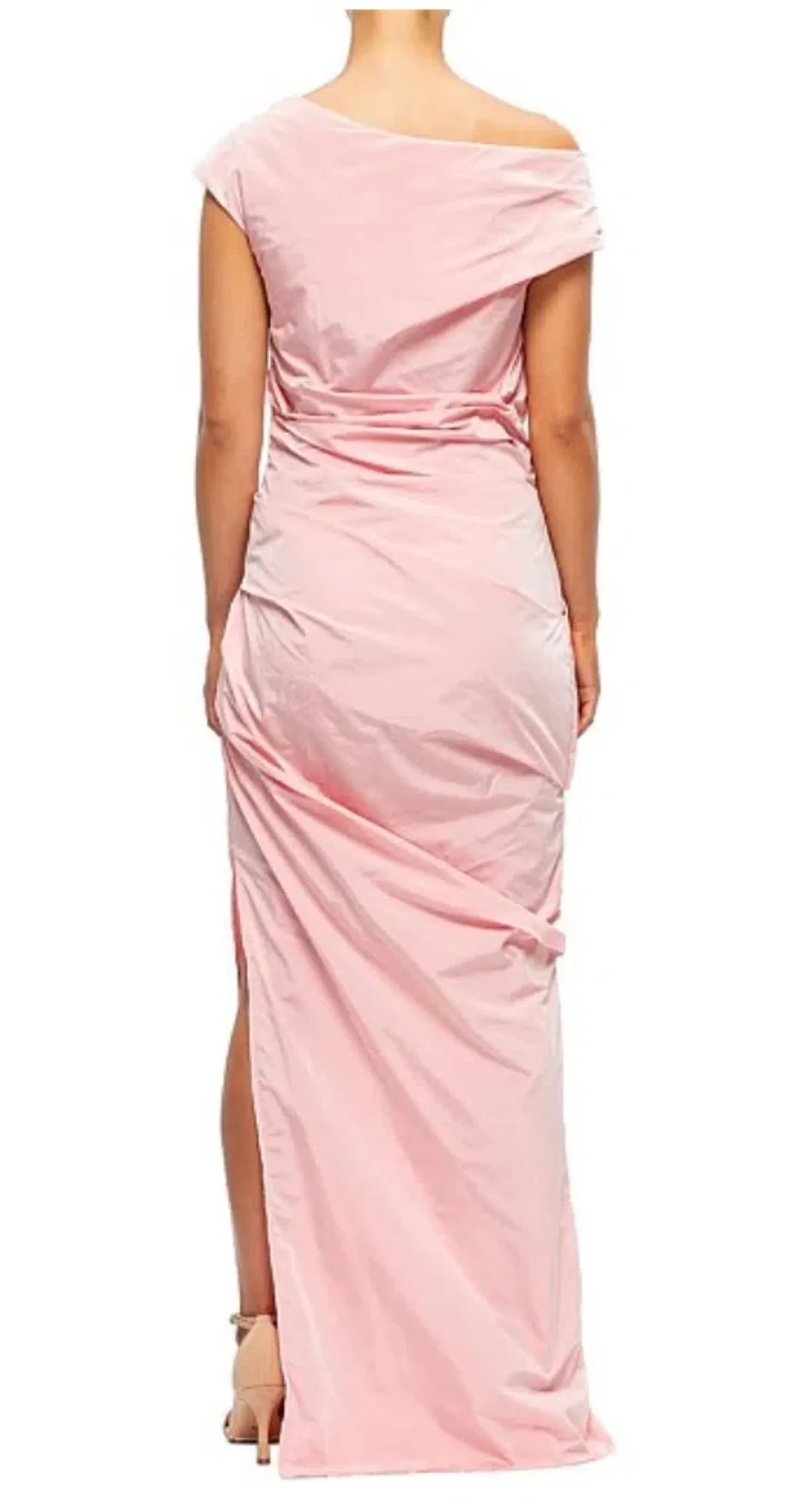 Paris Georgia Remmy Off the Shoulder Dress Pink Size 8 - Image 4