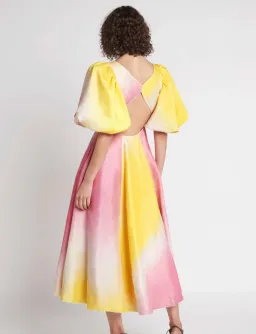 Aje Cloudburst Midi Dress Print Size 8 for rent on The Volte - image 2