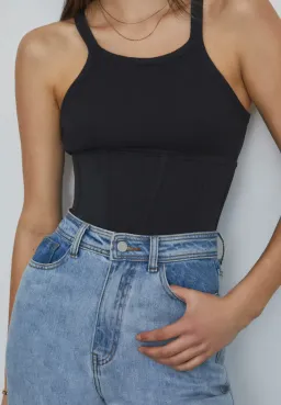 Viktoria and Woods Sistine Corset Black Size 8 for rent on The Volte - image 1