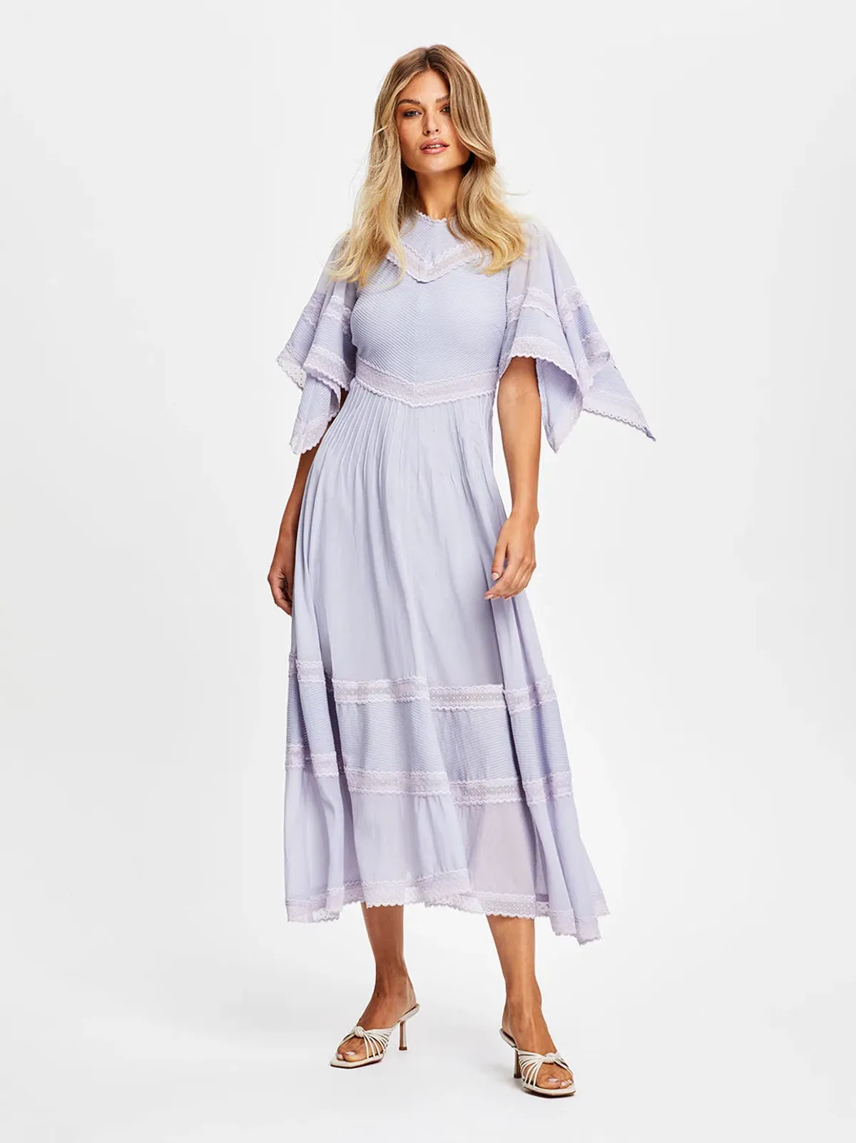 Alice McCall Lavender Some Girls Midi Dress Purple Size 6 - Image 3