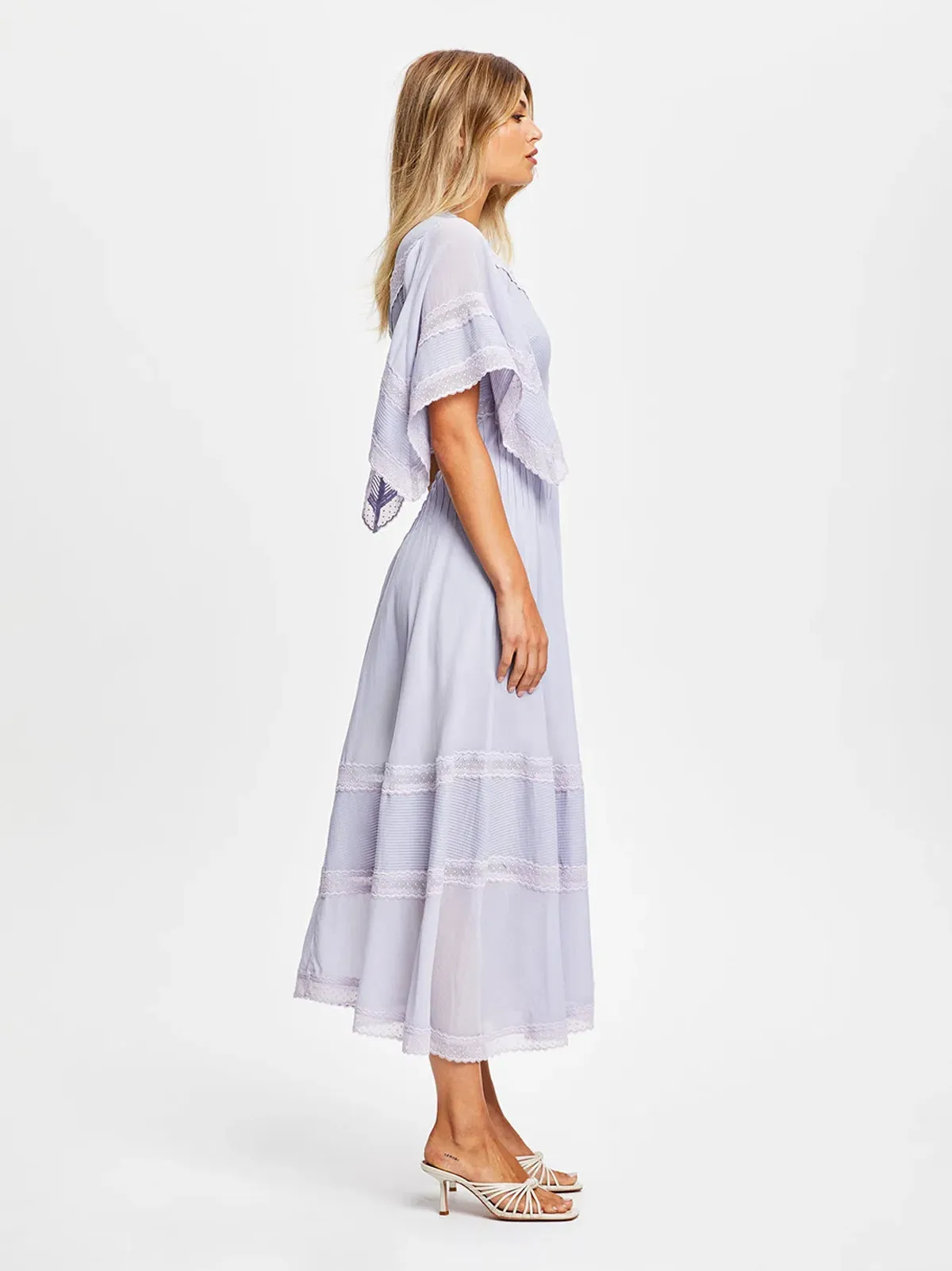 Alice McCall Lavender Some Girls Midi Dress Purple Size 6 - Image 4