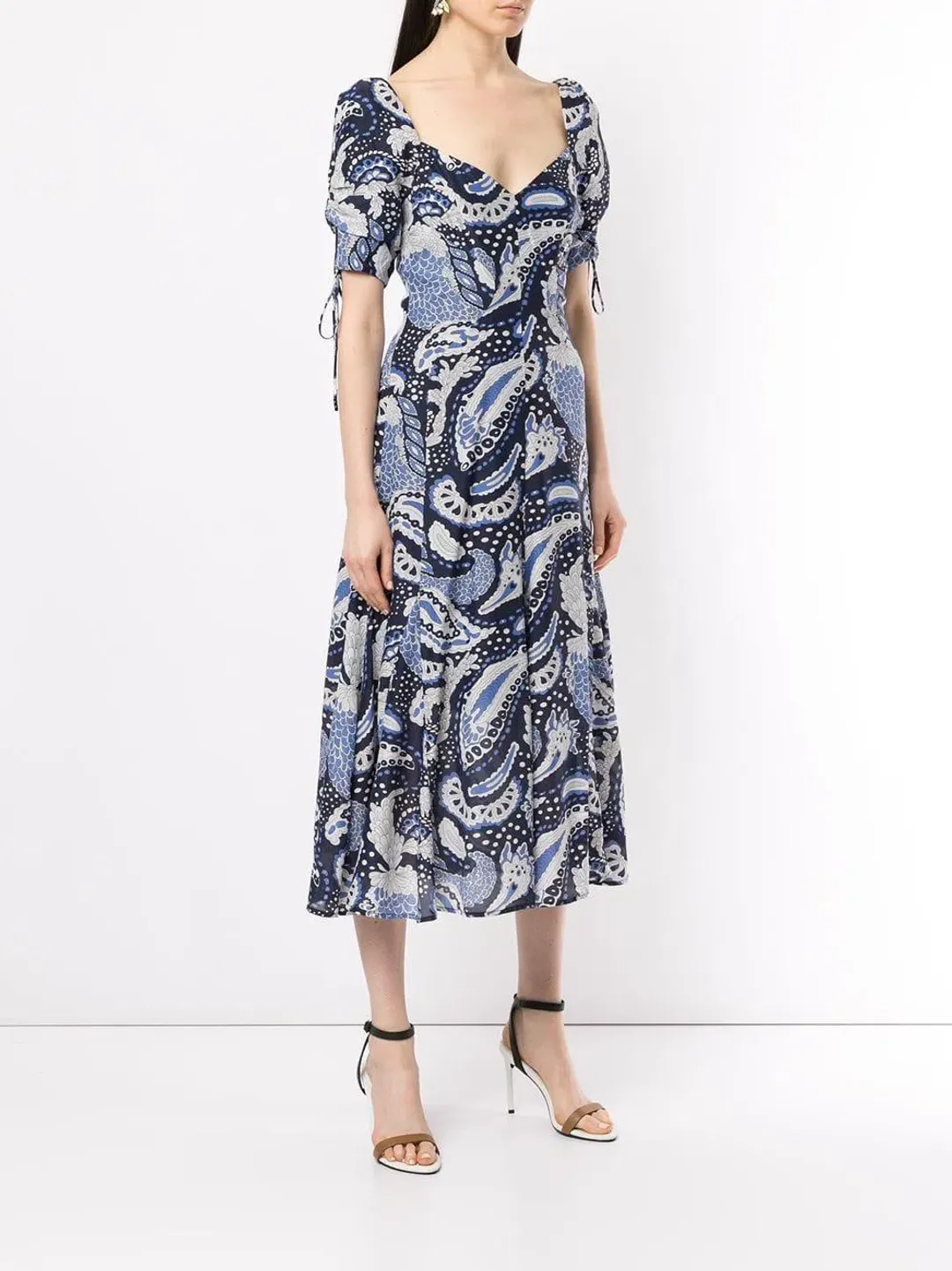 ALice McCall Royal Paisley Midi Dress Print Size 6 for rent on The Volte - main image