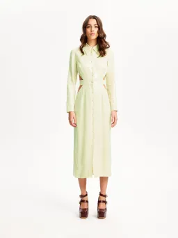 Alice McCall Lime Cream Night Sky Trench Green Size 8 for rent on The Volte - image 1