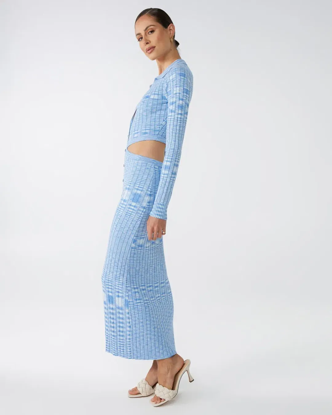 Blue Lover Cartia Knit Dress Blue Size 8 for rent on The Volte - main image