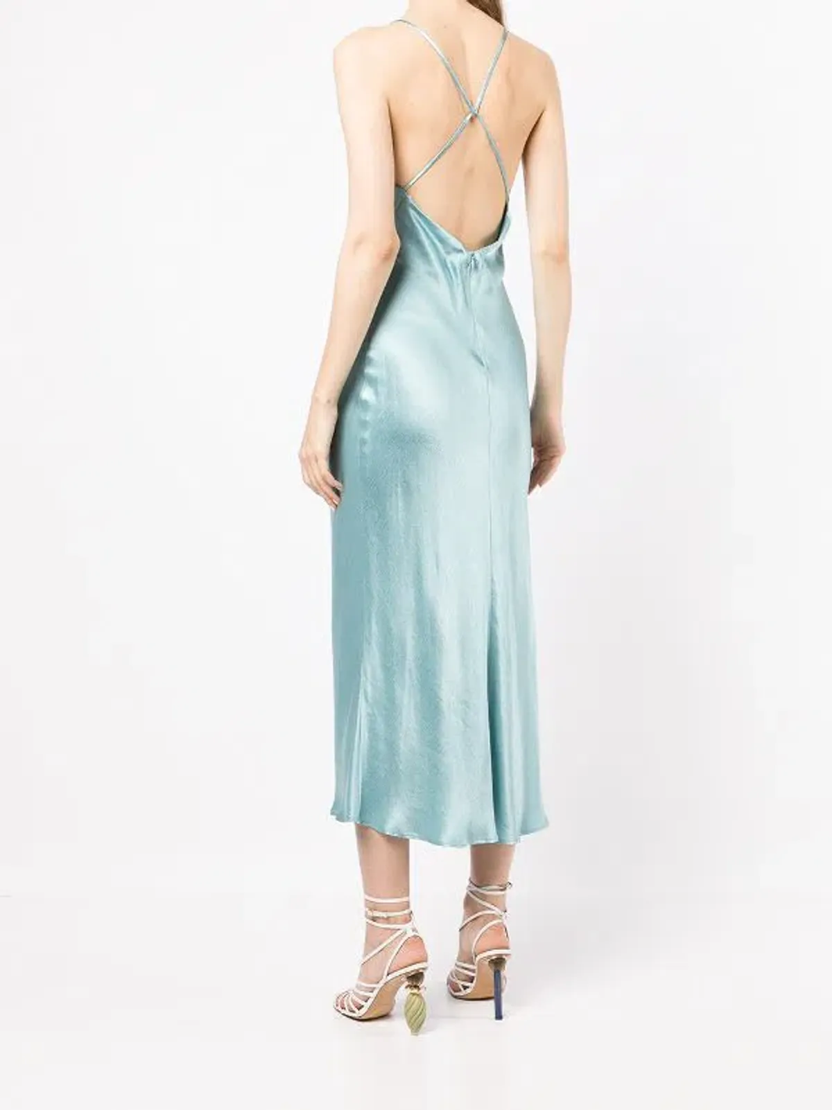 BEC & BRIDGE DUCK EGG VALENTINA MIDI DRESS - SIZE 8 AU/4 US (RRP $260) - Image 2