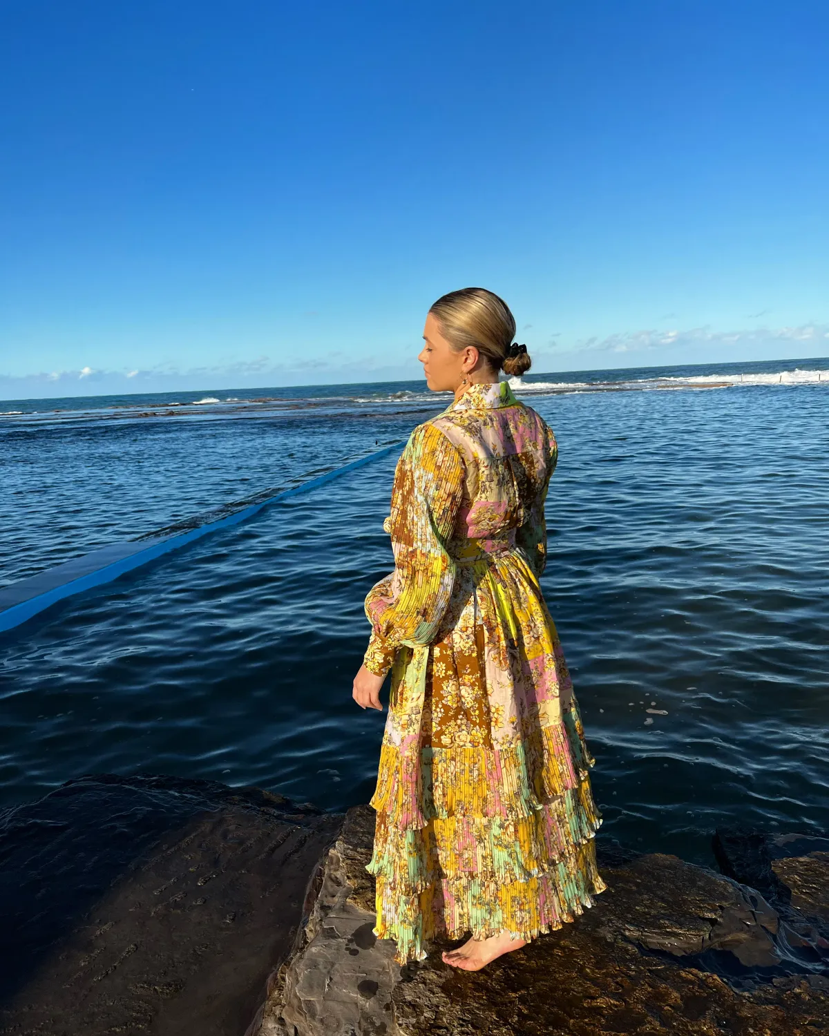 Alemais Matilde Tie Front Top & Pleat Skirt Set Multi Size 10 - Image 5