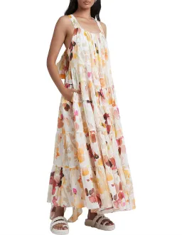 AJE Dassia Tiered Bow Back Maxi Dress for rent on The Volte - image 1