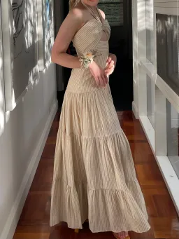 Significant Other Tuscany Dress Cream Size 8 for rent on The Volte - image 3