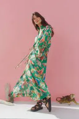 Alemais Arlo Shirt Dress Green Size 14 for rent on The Volte - image 3