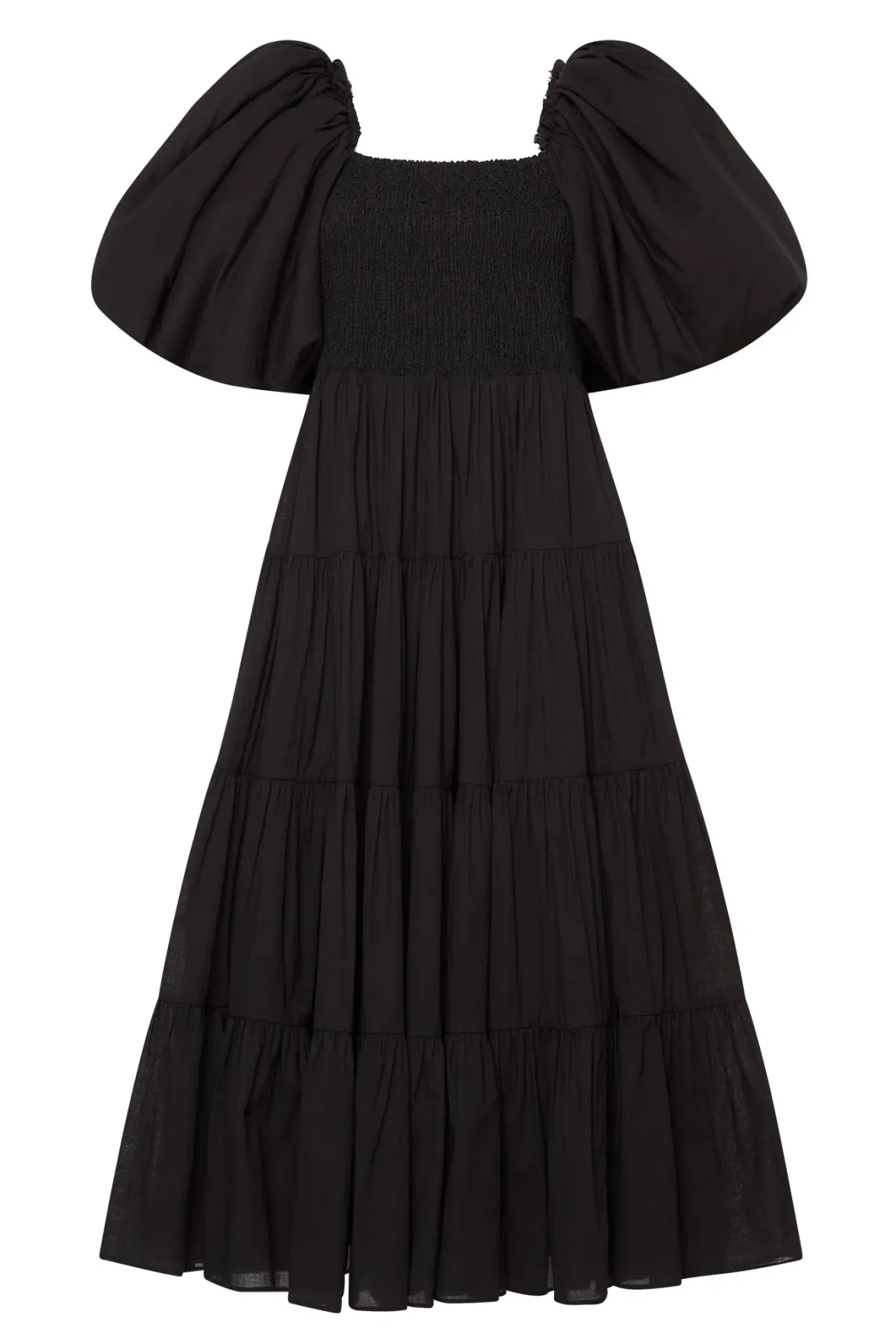 Aje Cherished Midi Dress Black Size 6 - Image 4