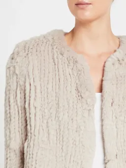 H Brand Elle Jacket Chalk Grey One Size for rent on The Volte - image 2