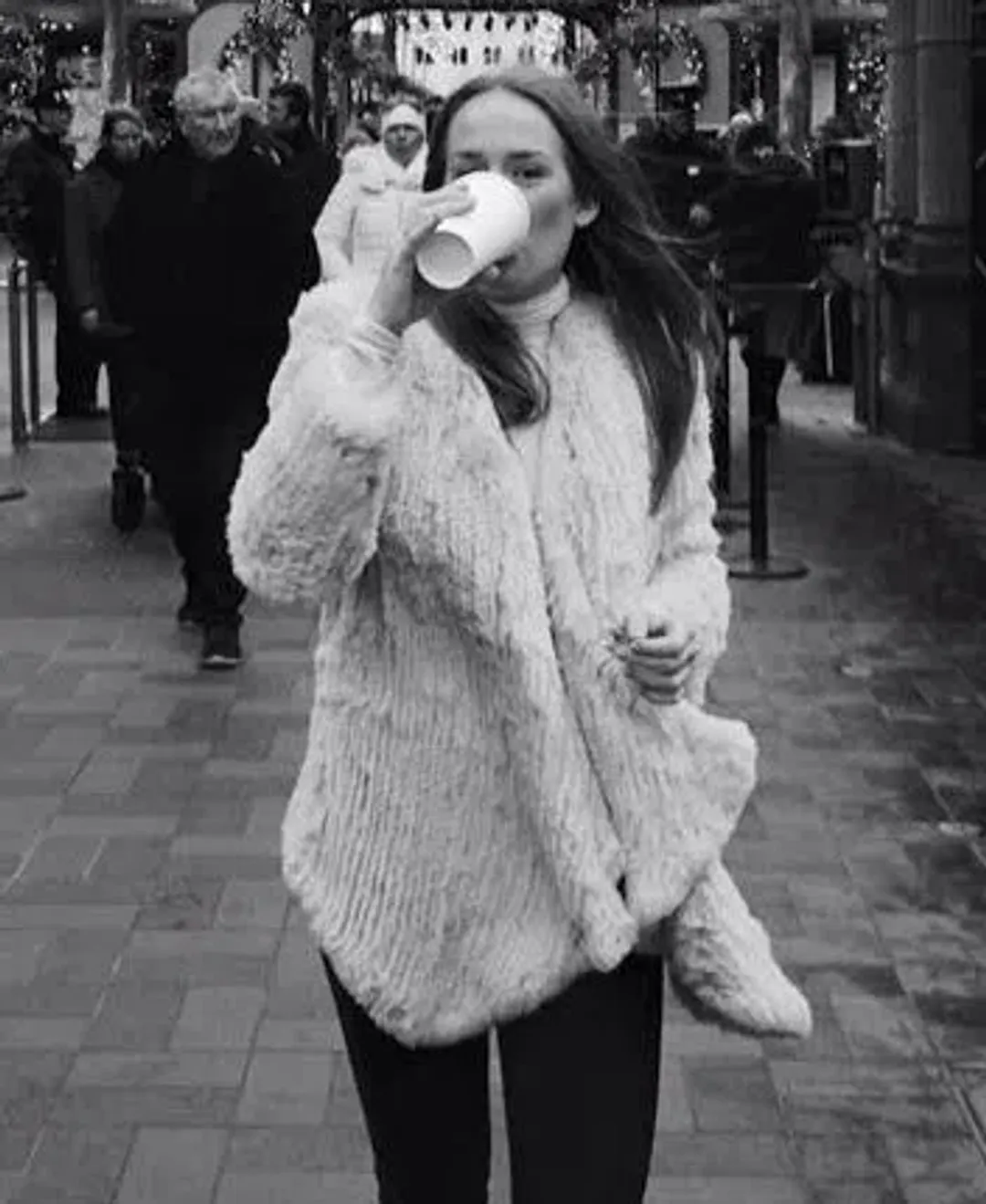 H Brand Elle Jacket Chalk Grey One Size for rent on The Volte - main image