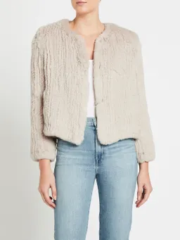 H Brand Elle Jacket Chalk Grey One Size for rent on The Volte - image 1