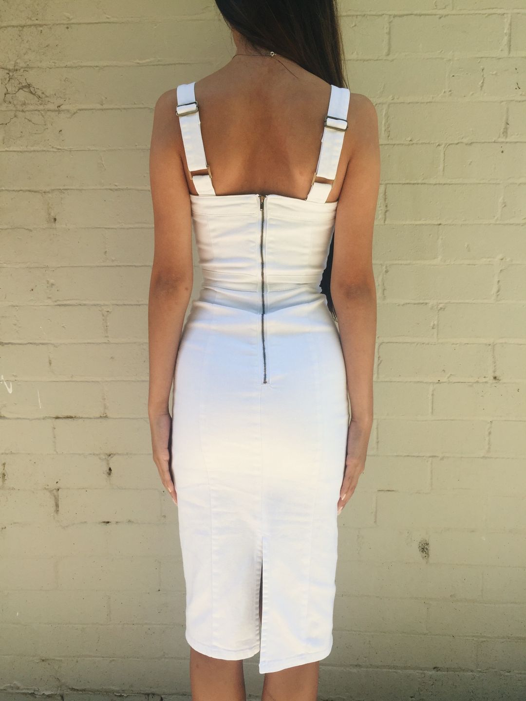 Kookai Casella Dress White Size 6 for rent on The Volte - main image