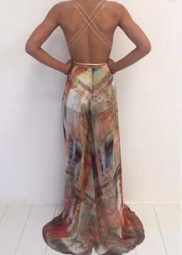 Natalie Rolt Gwen Jumpsuit Multi Size 8 for rent on The Volte - image 3