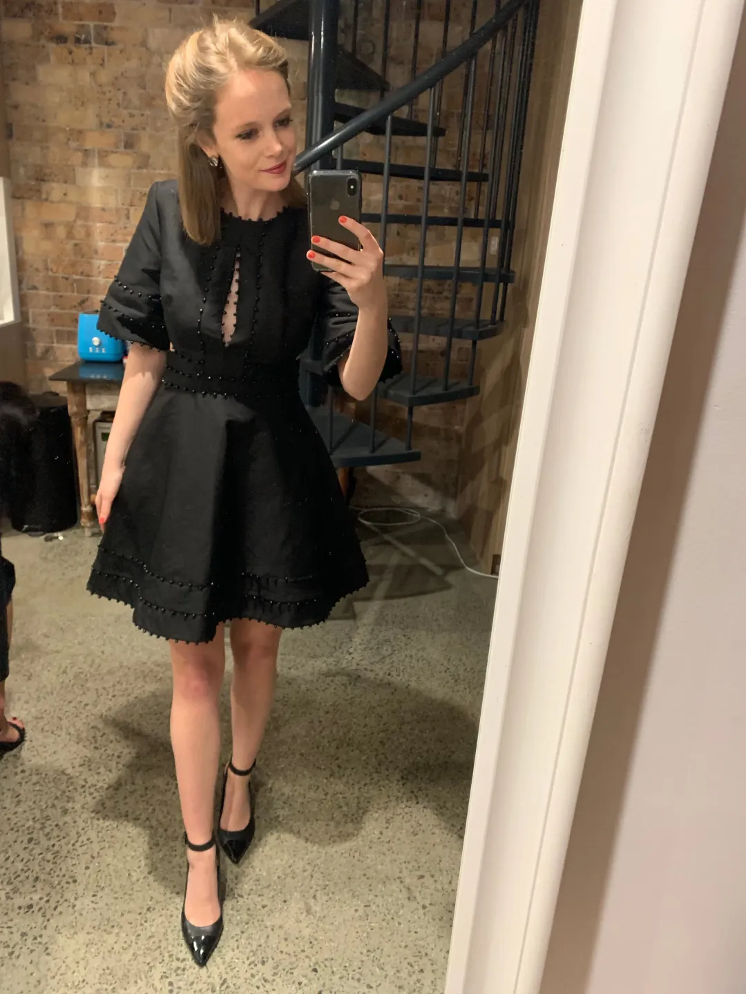 Keepsake the Label All In Love Mini Dress Black Size 8 for rent on The Volte - main image