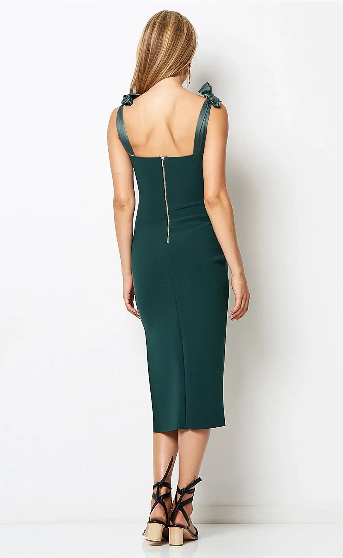 Bec & Bridge Tasha Cut Out Dress Green Size 8 - Image 3