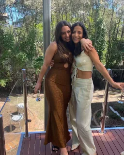 MISHA Josette Dress Brown Size 8/S for rent on The Volte - image 4