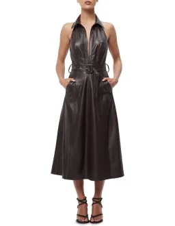 Mossman Opulence Maxi Dress Chocolate Size 14 for rent on The Volte - image 1