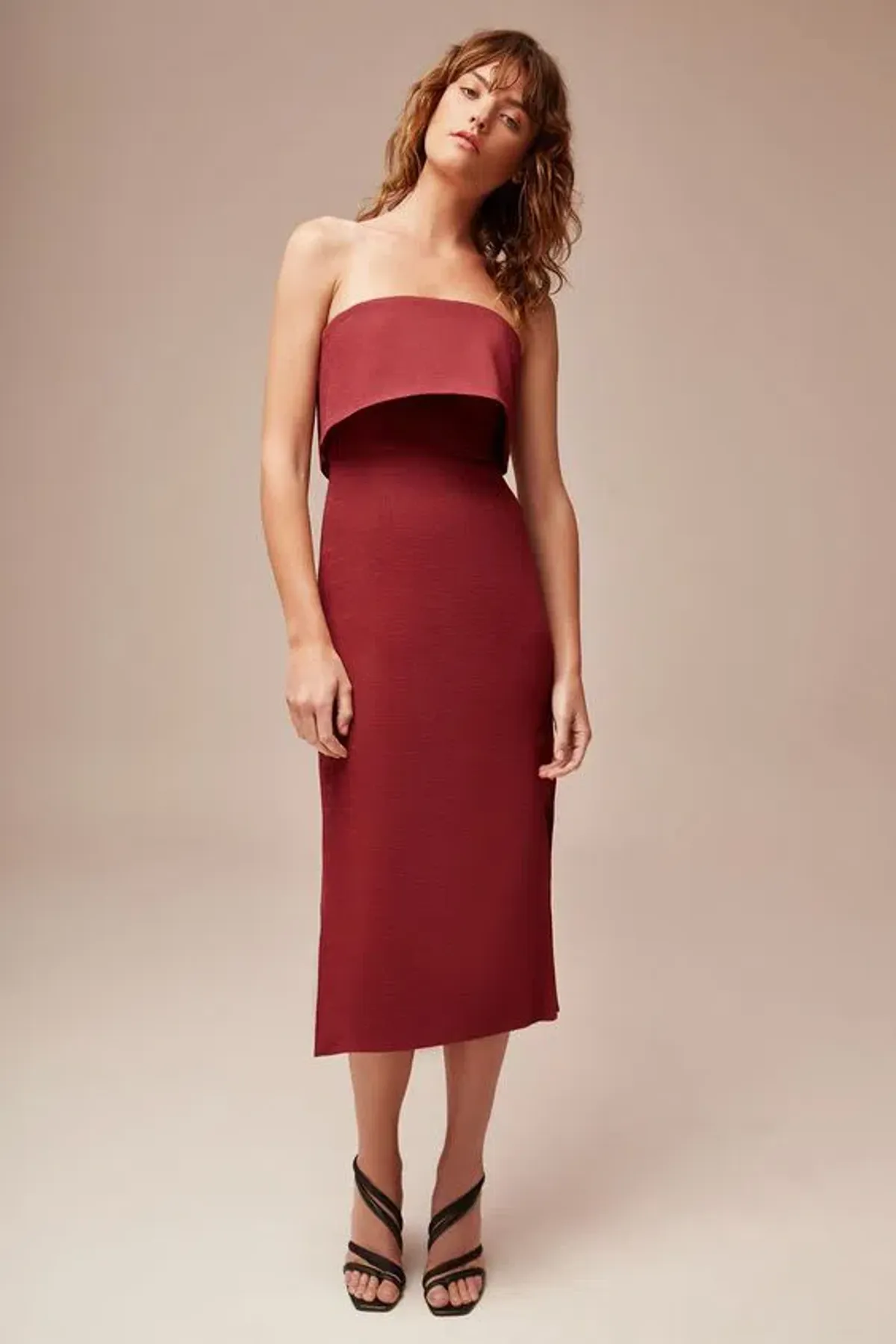 C/MEO Collective Love Like This Dress in Wine Size 14 - Image 1