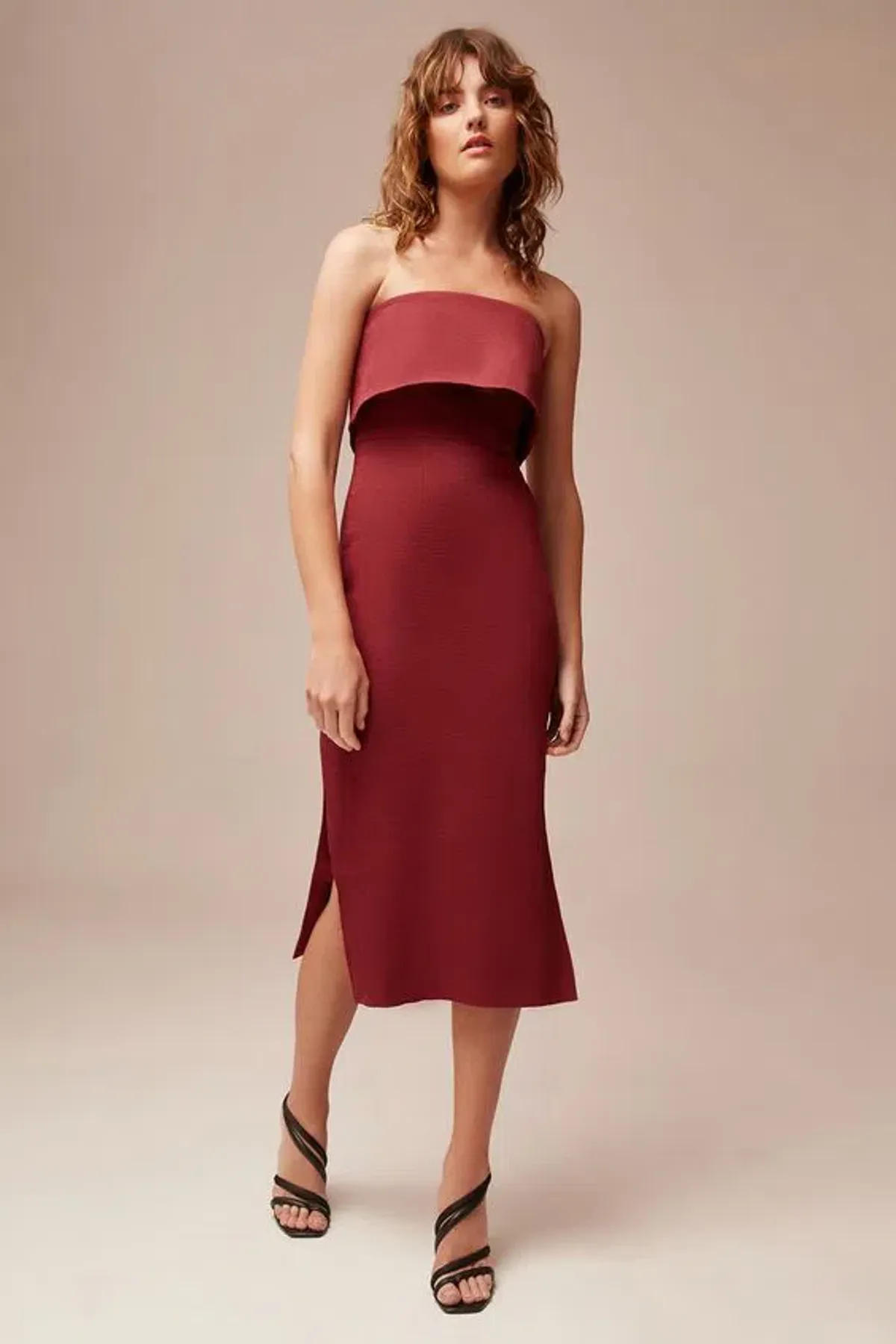 C/MEO Collective Love Like This Dress in Wine Size 14 - Image 2