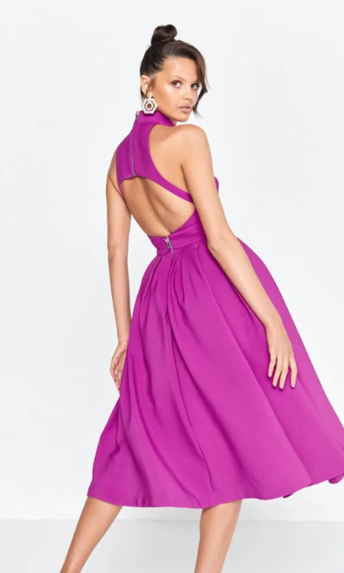 Mossman Victory Dress Purple Size 12 - Image 3